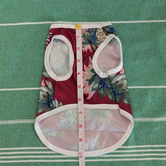2/$10🐾 New Size Small Tropical Pineapple Hawaiian Dog Shirt - Cat Shirt 🐾 - Picture 5 of 7